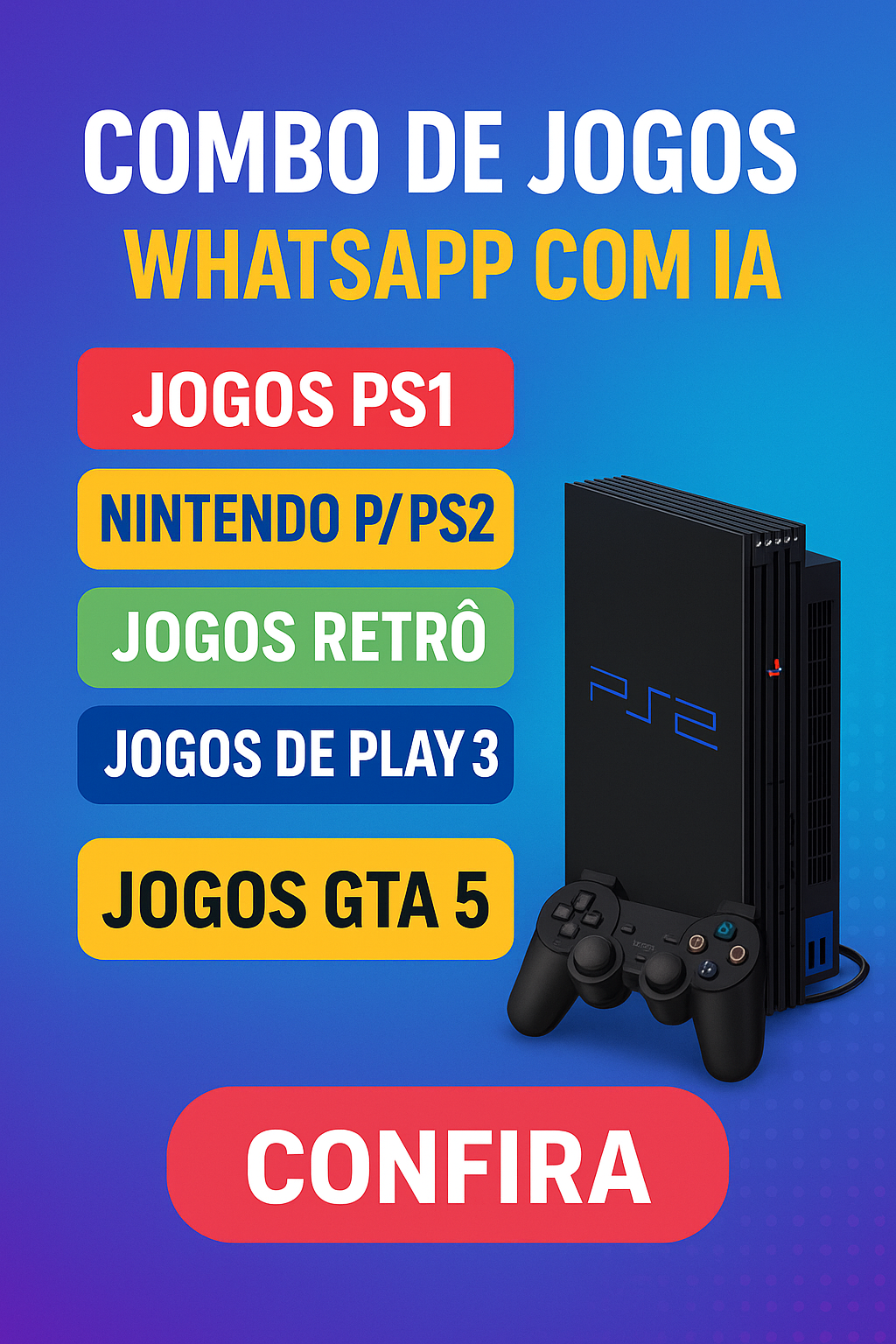 Combo De Jogos Diversos Retro